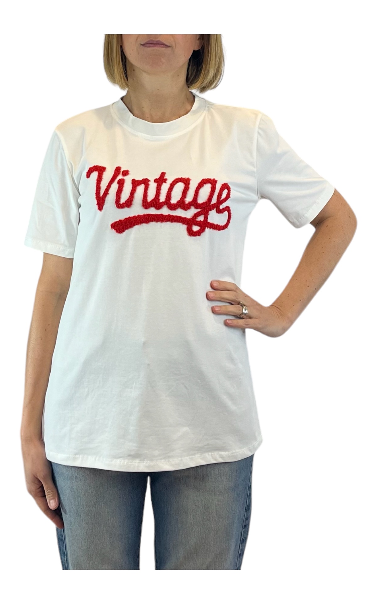 Susan Di - T-shirt vintage - rosso