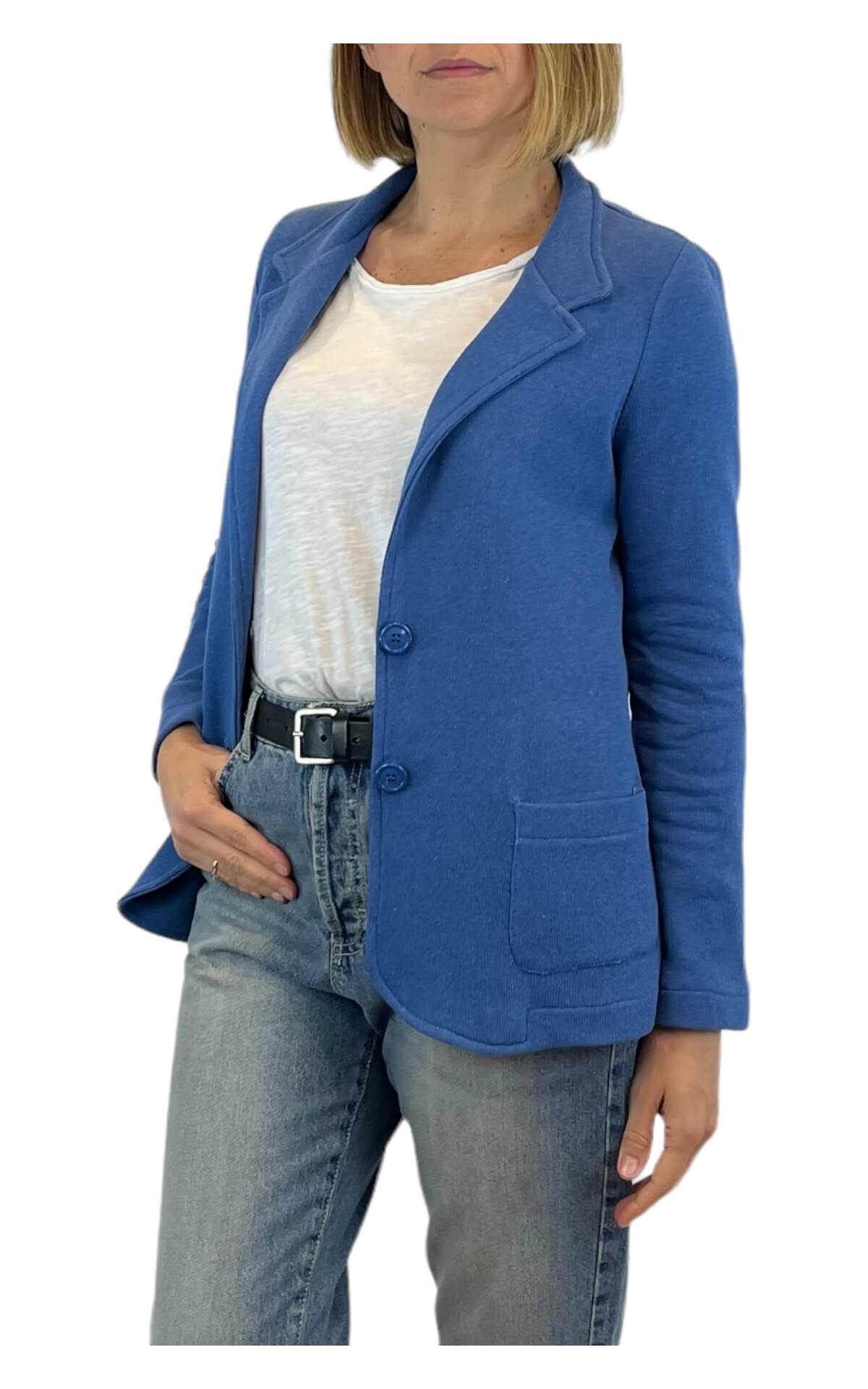 Susan Di - Giacca in maglia - azzurro