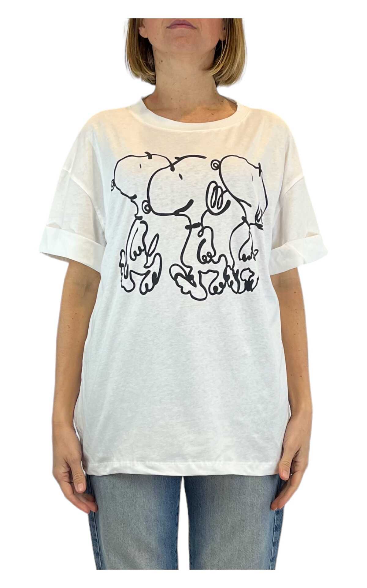 Off-On - T-shirt over - Snoopy grandi