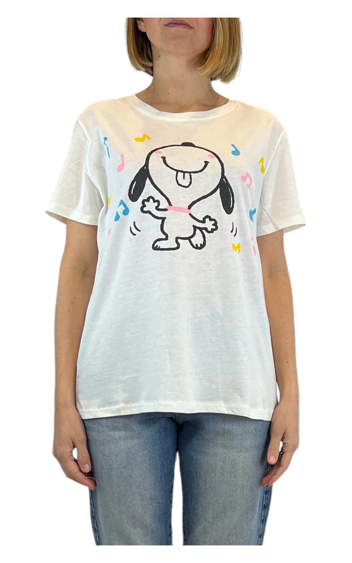 Off-on - T-shirt stampa snoopy - smile